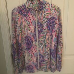 Colorful Women's Bomber Jacket with Leaf Print